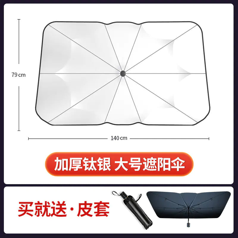 Car Sunshade Umbrella for Summer Heat Protection