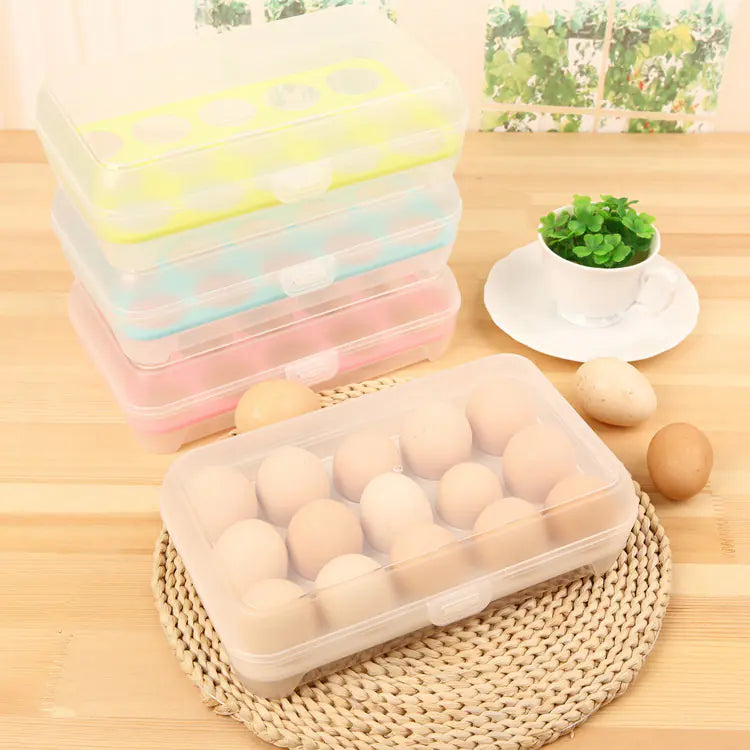 Plastic Egg Storage Box for Kitchen Utensils