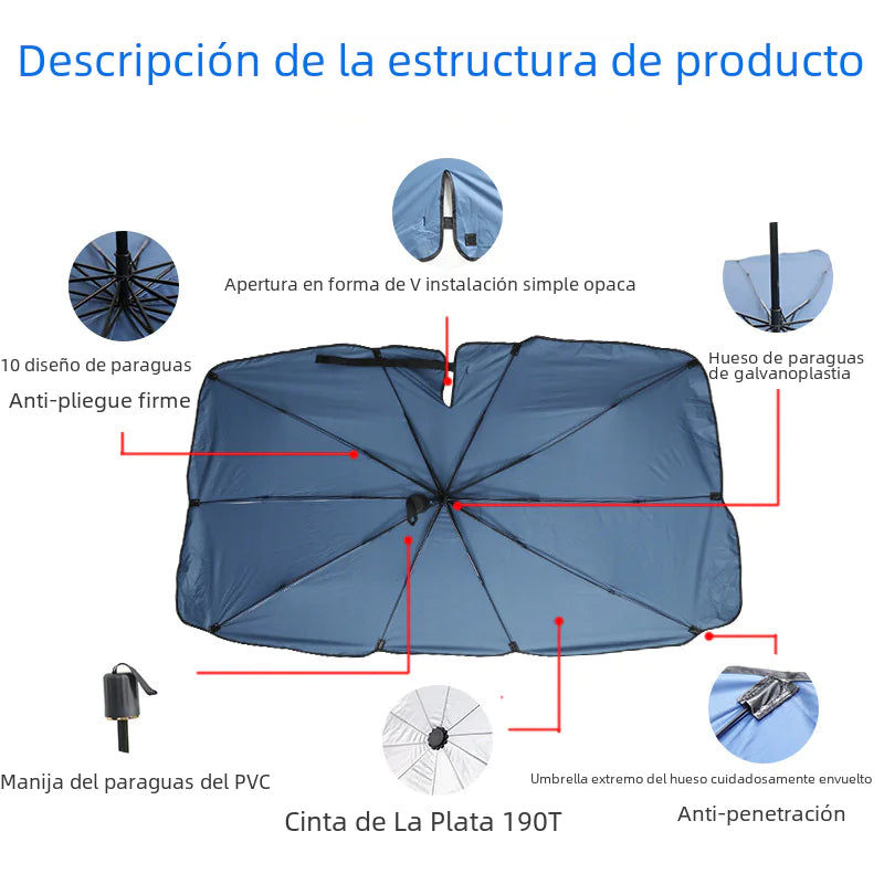 Car Sunshade Umbrella for Summer Heat Protection